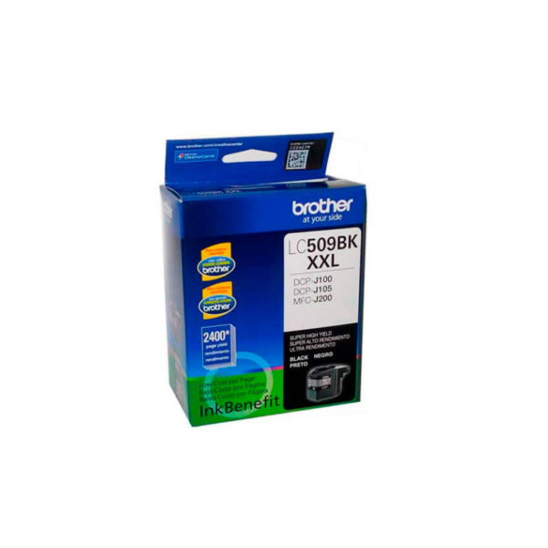 TINTA BROTHER LC-509BK BLACK DCPJ100 / 105 / 200