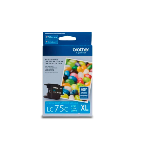 TINTA BROTHER LC-75C MFC-J6710 CYAN 600PG