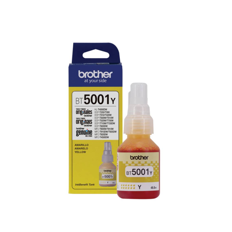 TINTA BROTHER BT-5001Y YELLOW DCP-T300W/500W/700W