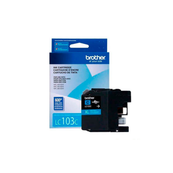 TINTA BROTHER LC-103C CIAN MFC-J4510DW 600 PAG