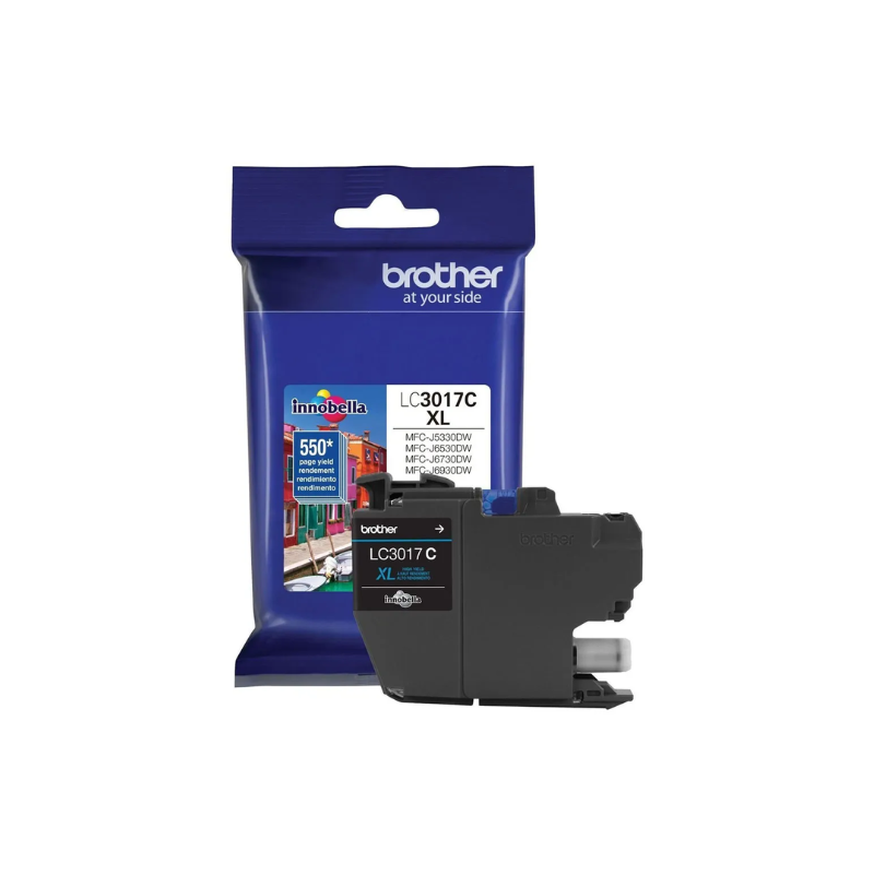 TINTA BROTHER LC-3017C CYAN MFCJ5330DW 550 PGS