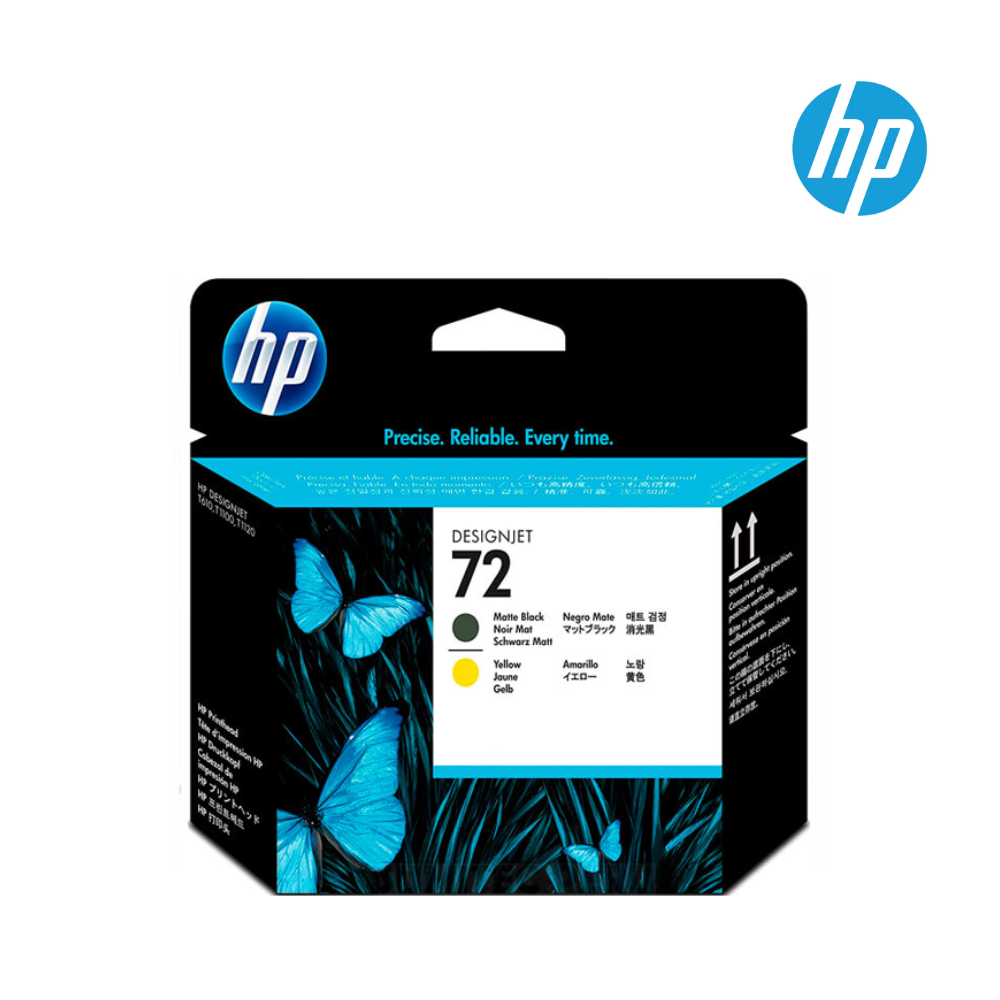 Cabezal HP 72 Matte Black & Yellow C9384A