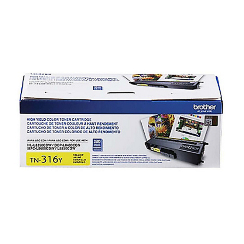 TONER BROTHER TN316Y HL-L8350/MFC-L8850 (3500 PAG) YELLOW