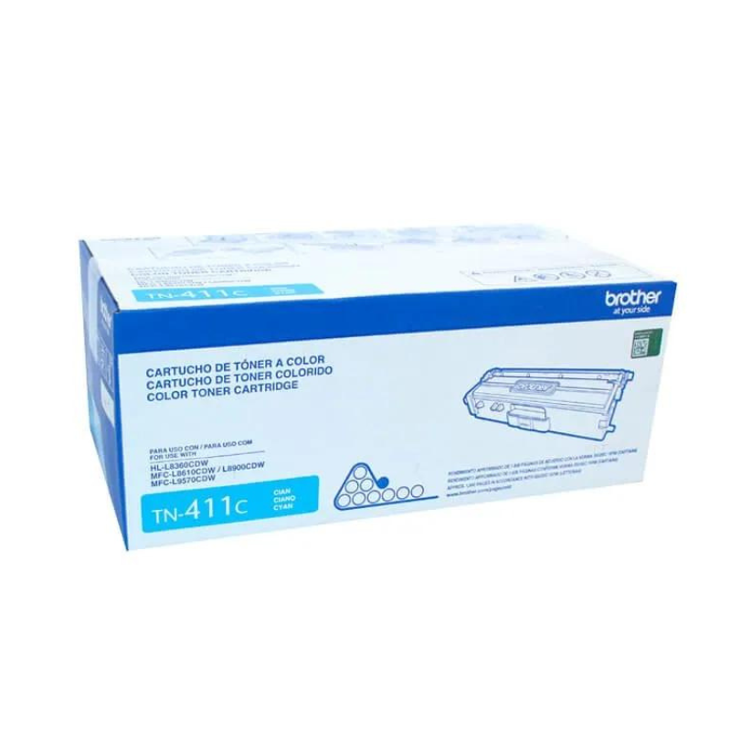 TONER BROTHER TN411C CIAN(MFCL8900CDW)1,800 PAG.