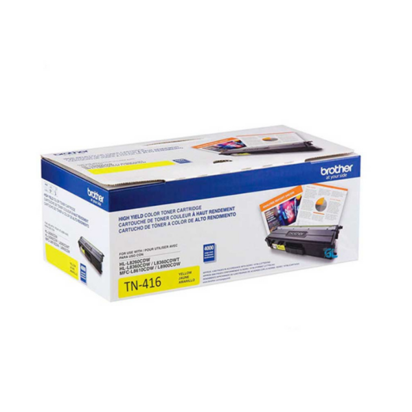 TONER BROTHER TN416Y YELLOW (MFCL8900CDW) 6,500 PAG.