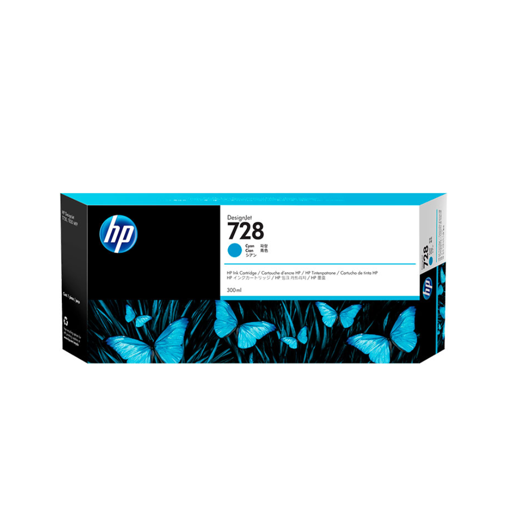 Tinta HP F9K17A (728A) Cyan