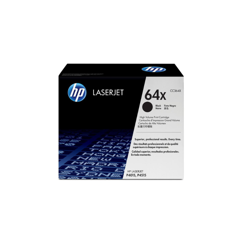 Toner HP CC364X (64X) Negro