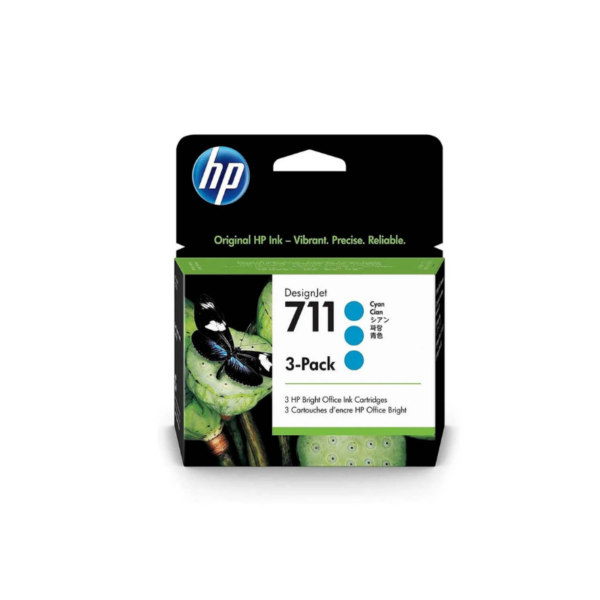 TINTA HP CZ134A (711) CYAN 3 PACK 29 ML