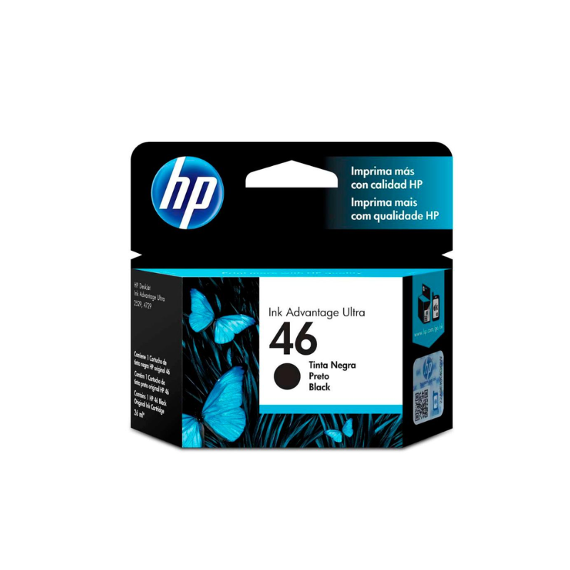 TINTA HP CZ637AL (46) NEGRO 1500 PGS