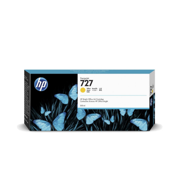 TINTA HP F9J78A (727) 300ML YELLOW