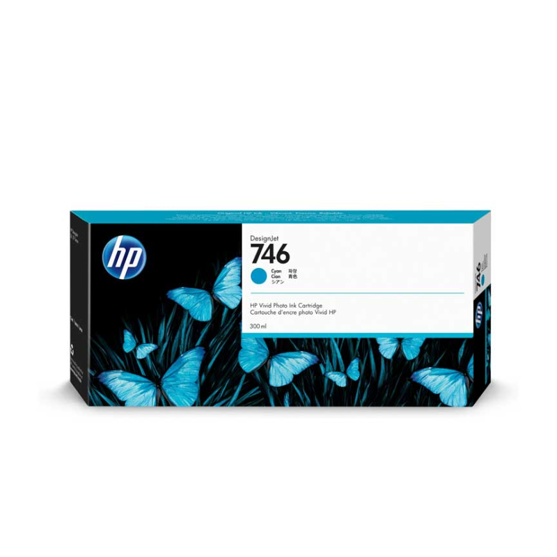 TINTA HP P2V80A (746) 300ML CIAN PARA Z6 Z9