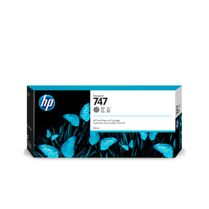 TINTA HP P2V86A (747) 300ML GRAY PARA Z6 Z9