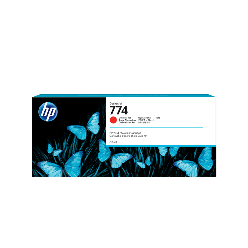 TINTA HP P2W02A (774) 775ML CHROMATIC RED Z6810