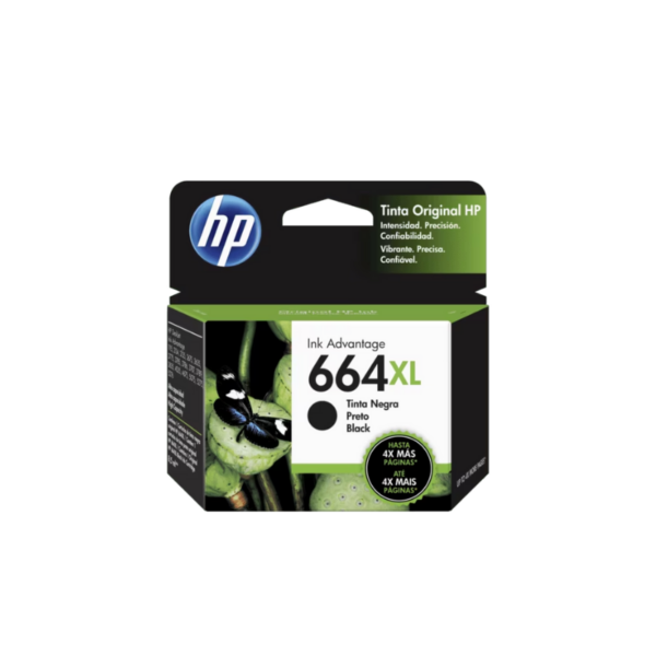 Tinta HP F6V31AL (664XL) Negro