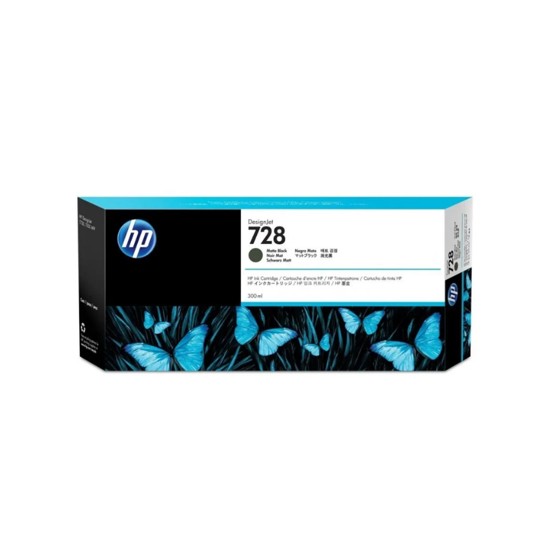 Tinta HP F9J68A (728) Matte Black