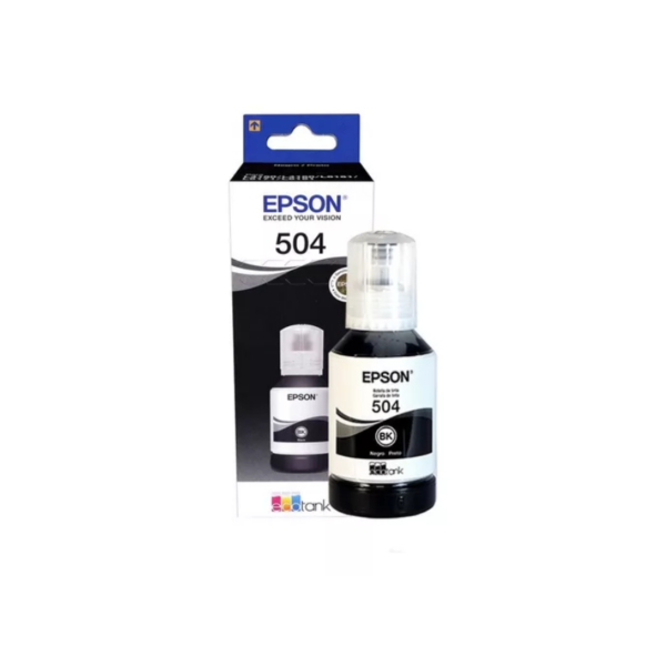 Botella de Tinta Epson T504120-AL Negro