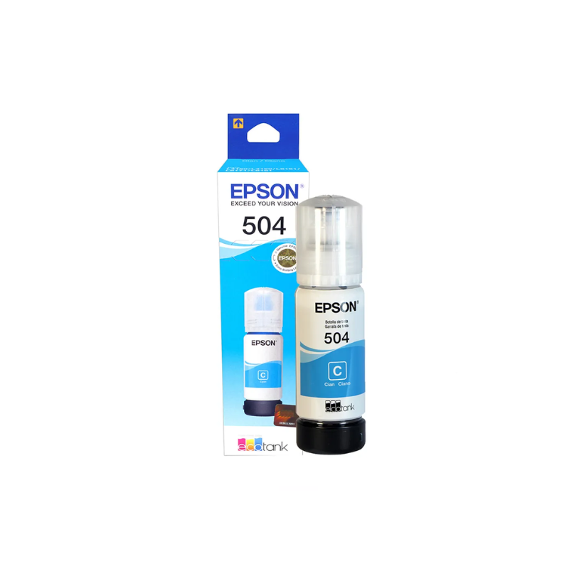 Botella de Tinta Epson T504220-AL Cian