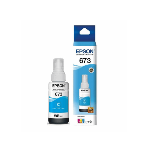 Botella de Tinta Epson T673220-AL Cian