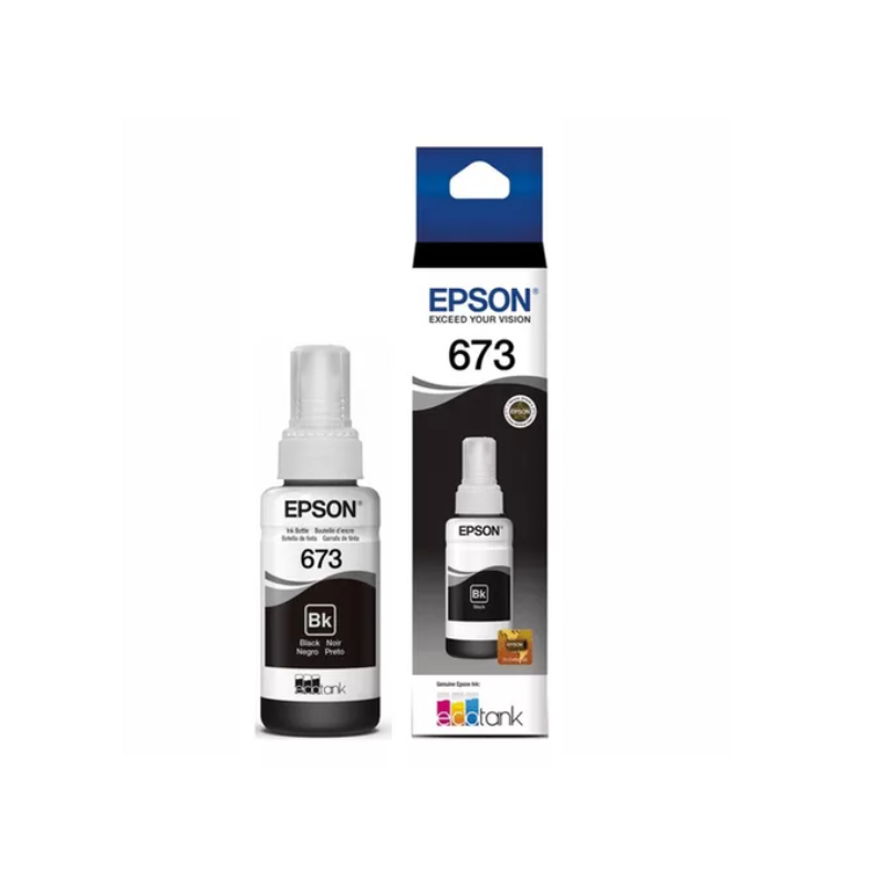 Botella de tinta Epson T673120-AL Negro