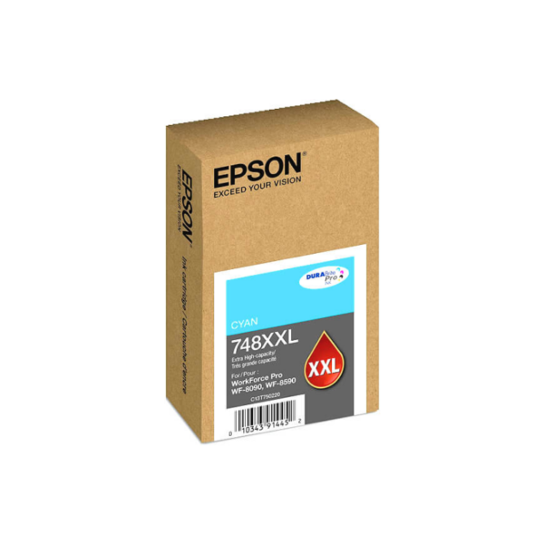 Tinta Epson T748XXL Cyan T748XXL220 Original