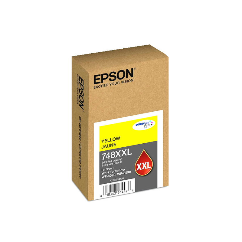 Tinta Epson T748XXL Amarillo T748XXL420 original