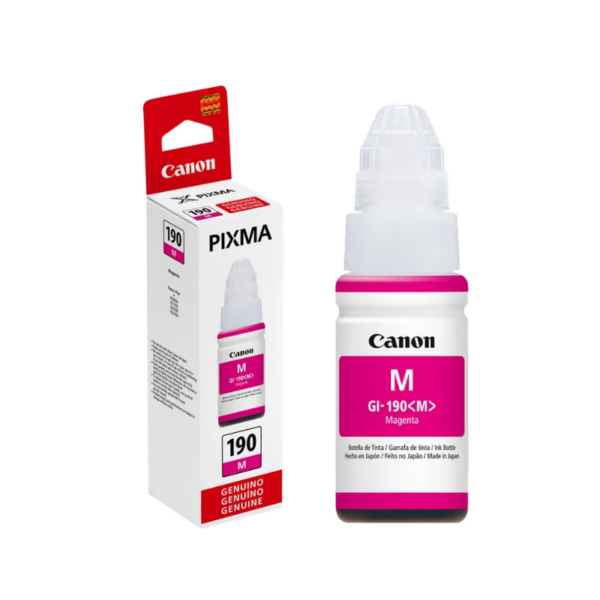 Botella de Tinta Canon GI-190 Magenta