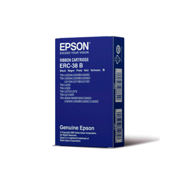 Cinta Epson ERC-38B original Negro